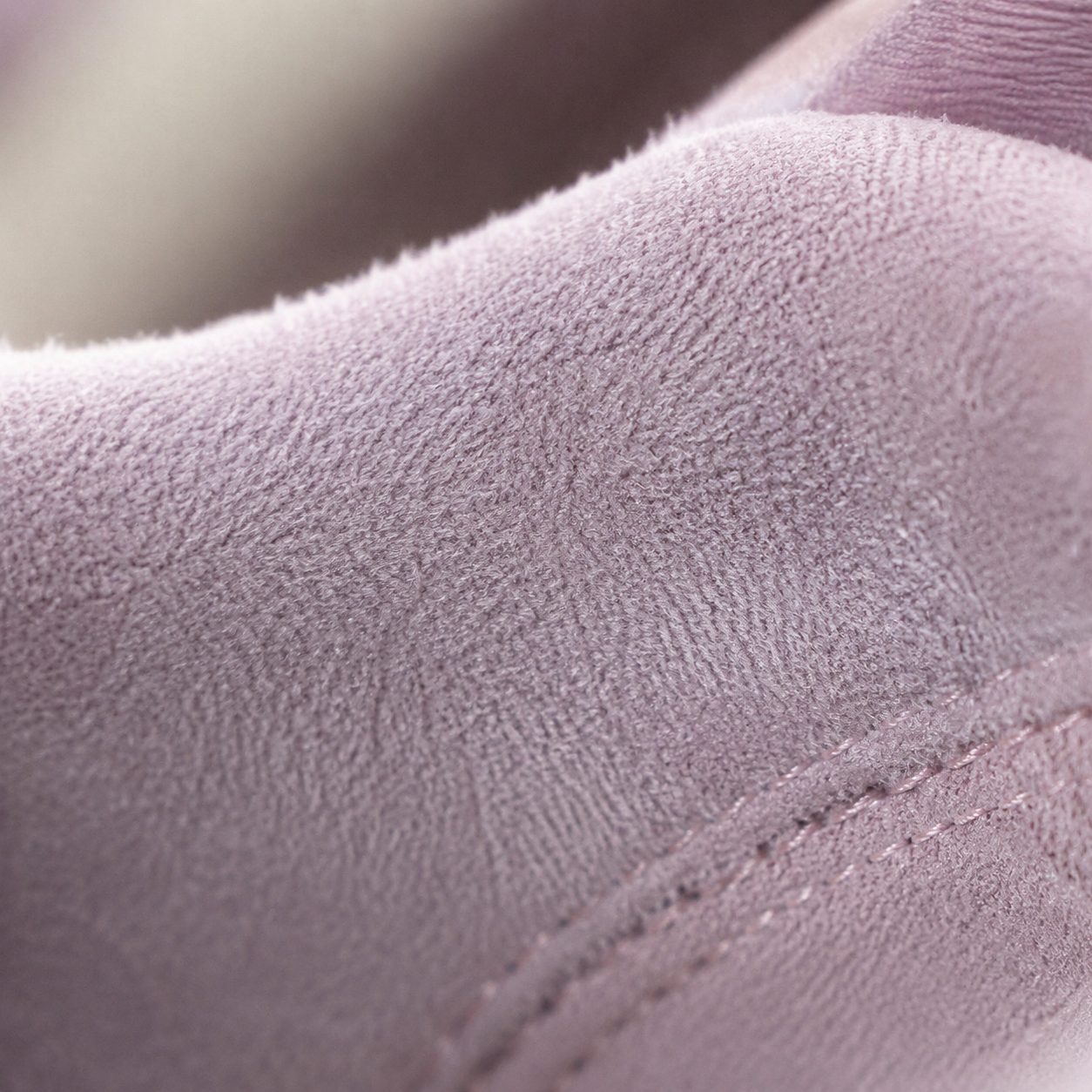 Textile lining shoe material, close-up