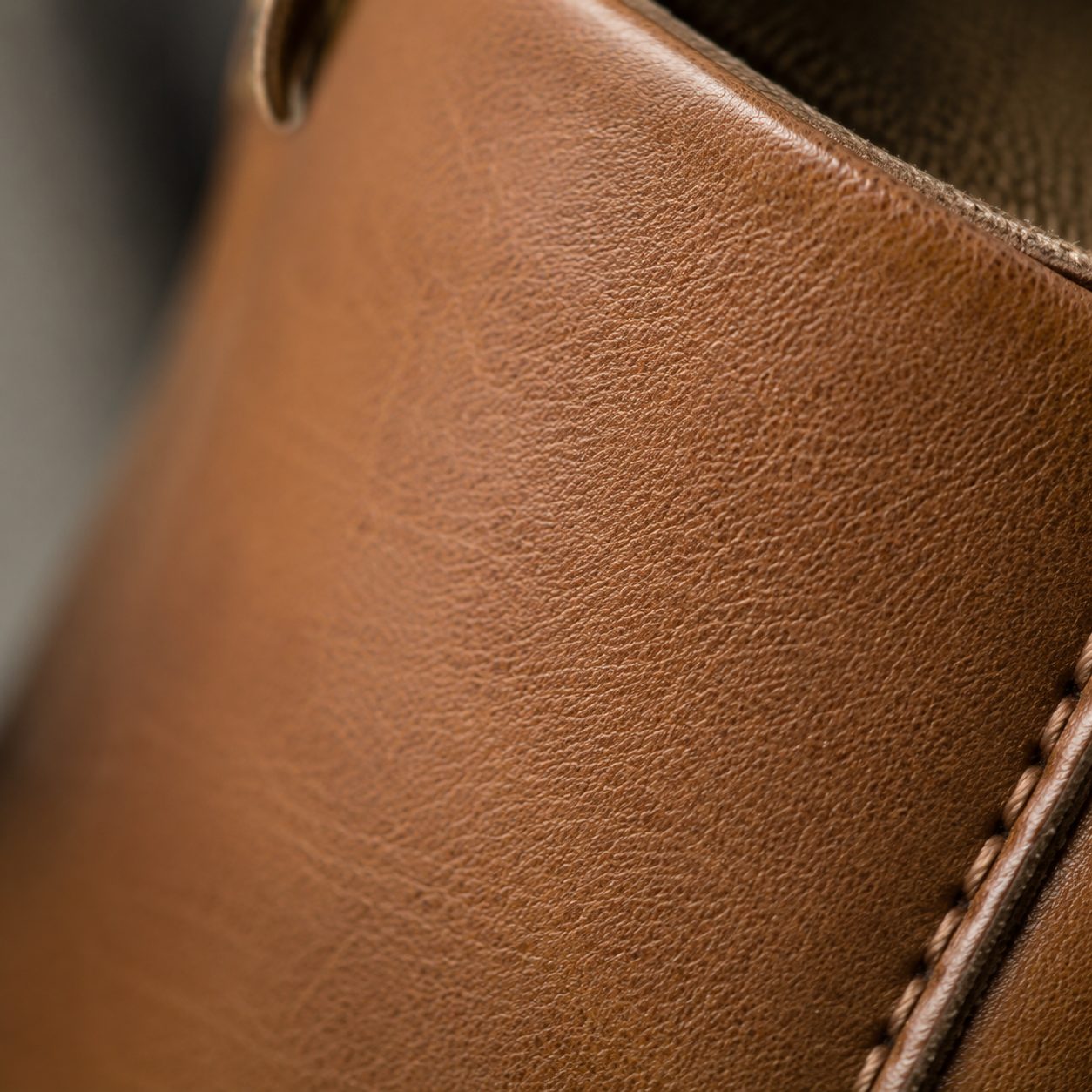 PU / synthetic leather shoe material, close-up