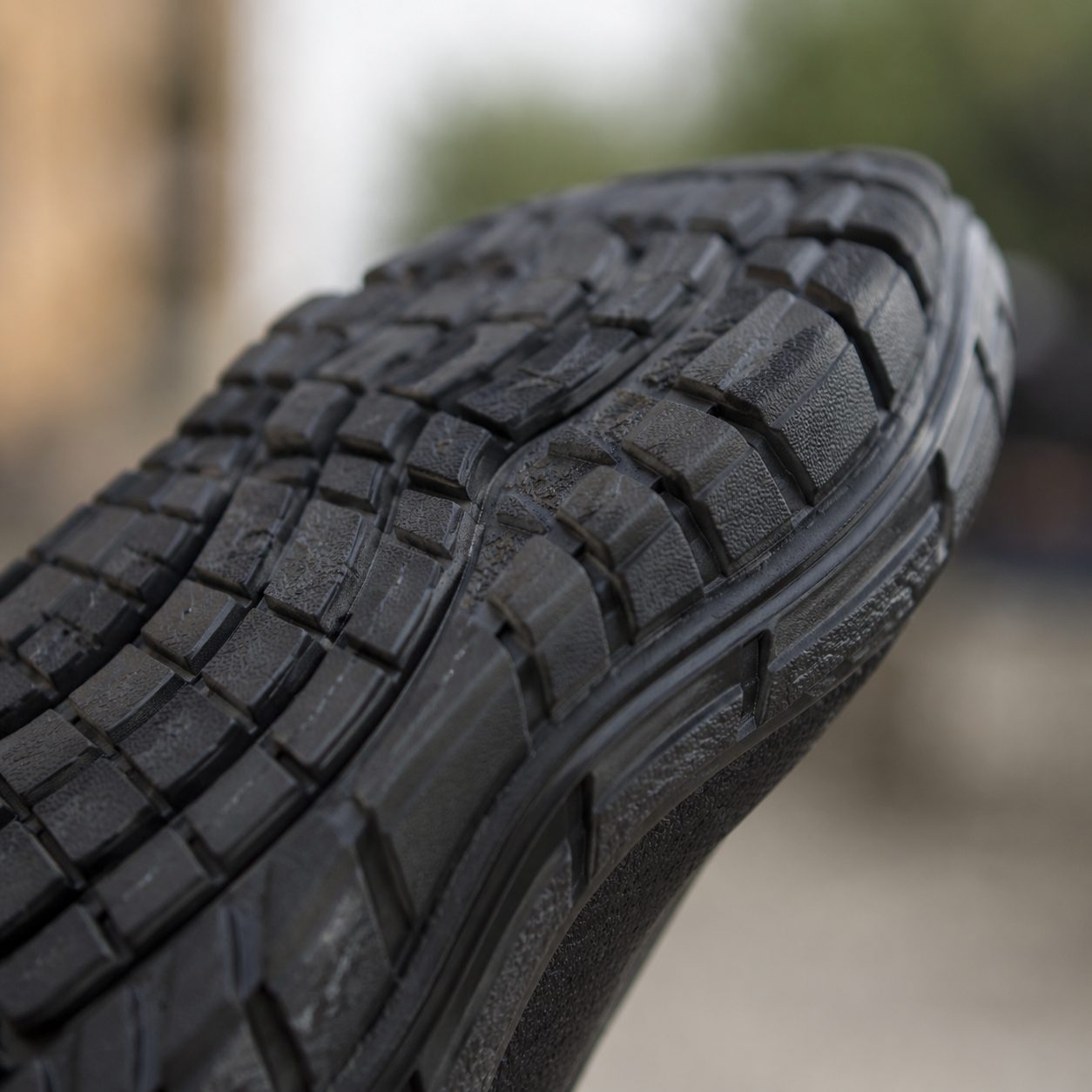 Rubber / TPR outsole shoe material, close-up